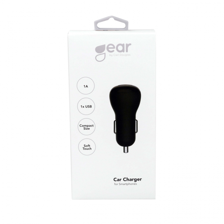 Gear Charger 12/24V 1xUSB 1A Black Gear Charger 12/24V 1xUSB 1A Black