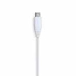 Gear Round Charging Cable MicroUSB to USB-A 0.3m White Gear Round Charging Cable MicroUSB to USB-A 0.3m White