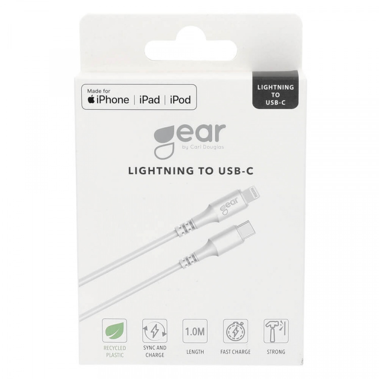 Gear Cable USB-C to Lightning 1m White MFI C94