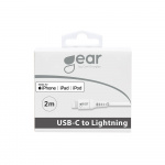 Gear Cable USB-C to Lightning 2m White MFI C94 Gear Cable USB-C to Lightning 2m White MFI C94