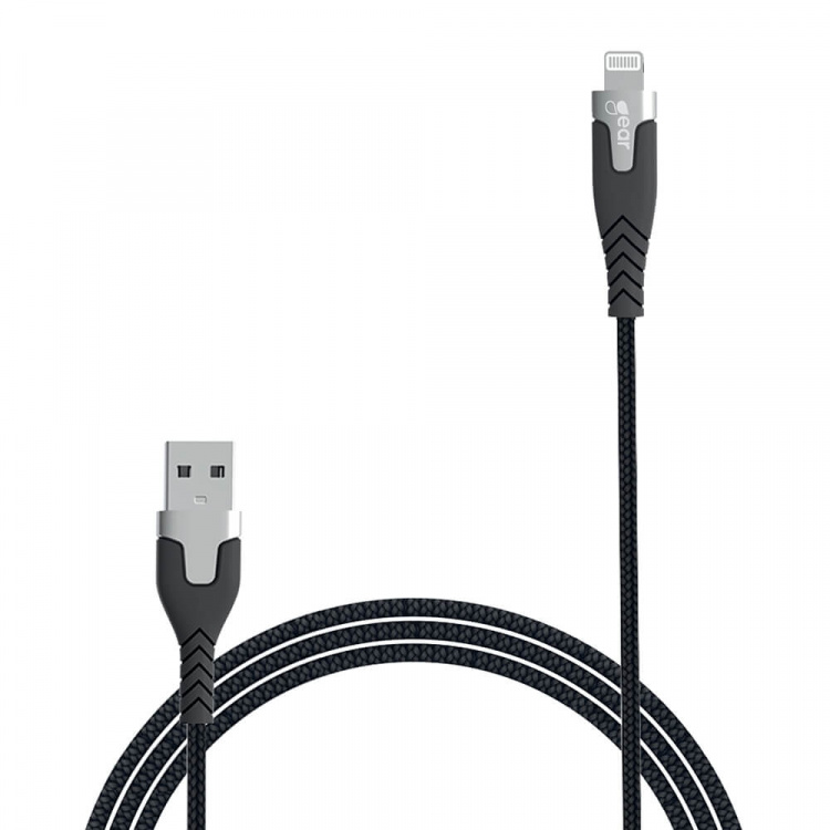 Gear Cable PRO USB-A to Lightning C89 1.5m Kevlar cable with Metalhousing Black