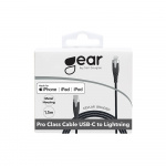 Gear Cable PRO USB-C to Lightning C94 1.5m Kevlar cable with Metalhousing Black Gear Cable PRO USB-C to Lightning C94 1.5m Kevlar cable with Metalhousing Black