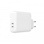 Gear Charger 220V 2xUSB-C PD 60W White