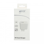Gear Charger 220V 2xUSB-C PD 60W White