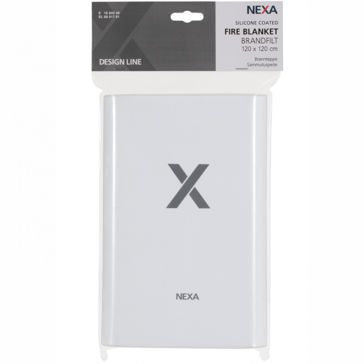 nexa FB-120 VHD Brandfilt Silikon Vit 120x120 Box nexa FB-120 VHD Brandfilt Silikon Vit 120x120 Box