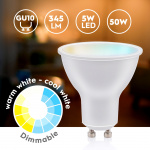 Alpina WiFi Smart GU10 LED Warm/Cold White 4.9W 470 lm Alpina WiFi Smart GU10 LED Warm/Cold White 4.9W 470 lm