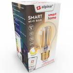 Alpina WiFi Smart E27 LED Filament Warm White 5.5W 470 lm Alpina WiFi Smart E27 LED Filament Warm White 5.5W 470 lm