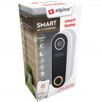 Alpina WiFi Dörrklocka med 1080p Kamera Li-Ion Bat.