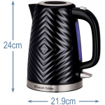 Russell Hobbs Vattenkokare Groove Kettle Black 26380-70 Russell Hobbs Vattenkokare Groove Kettle Black 26380-70