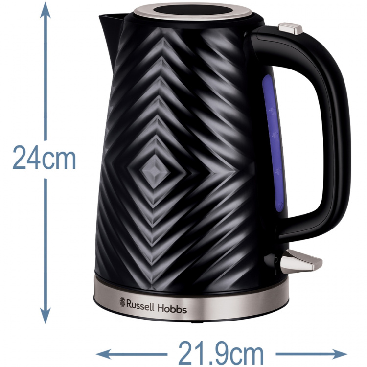 Russell Hobbs Vattenkokare Groove Kettle Black 26380-70 Russell Hobbs Vattenkokare Groove Kettle Black 26380-70