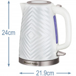 Russell Hobbs Vattenkokare Groove Kettle White 26381-70 Russell Hobbs Vattenkokare Groove Kettle White 26381-70