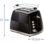 Russell Hobbs Brödrost Svart Groove 2S Toast 26390-56 Russell Hobbs Brödrost Svart Groove 2S Toast 26390-56