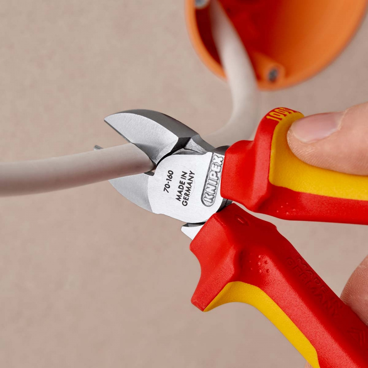 KNIPEX Diagonal Cutting Pliers VDE 160 mm