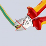 KNIPEX Diagonal Cutting Pliers VDE 160 mm