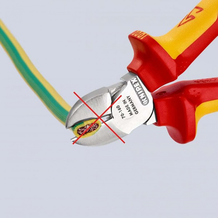 KNIPEX Diagonal Cutting Pliers VDE 160 mm