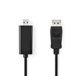 Nedis DisplayPort Cable | DisplayPort Male | HDMI™ Connector | 1080p | Nickel Plated | 2.00 m | Round | PVC | Black | Label Nedis DisplayPort Cable | DisplayPort Male | HDMI™ Connector | 1080p | Nickel Plated | 2.00 m | Round | PVC | Black | Label