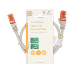 Nedis CAT6 Cable | RJ45 Male | RJ45 Male | U/UTP | 0.50 m | Round | PVC | Grey | Label Nedis CAT6 Cable | RJ45 Male | RJ45 Male | U/UTP | 0.50 m | Round | PVC | Grey | Label