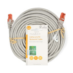Nedis CAT6 Cable | RJ45 Male | RJ45 Male | U/UTP | 15.0 m | Round | PVC | Grey | Label Nedis CAT6 Cable | RJ45 Male | RJ45 Male | U/UTP | 15.0 m | Round | PVC | Grey | Label