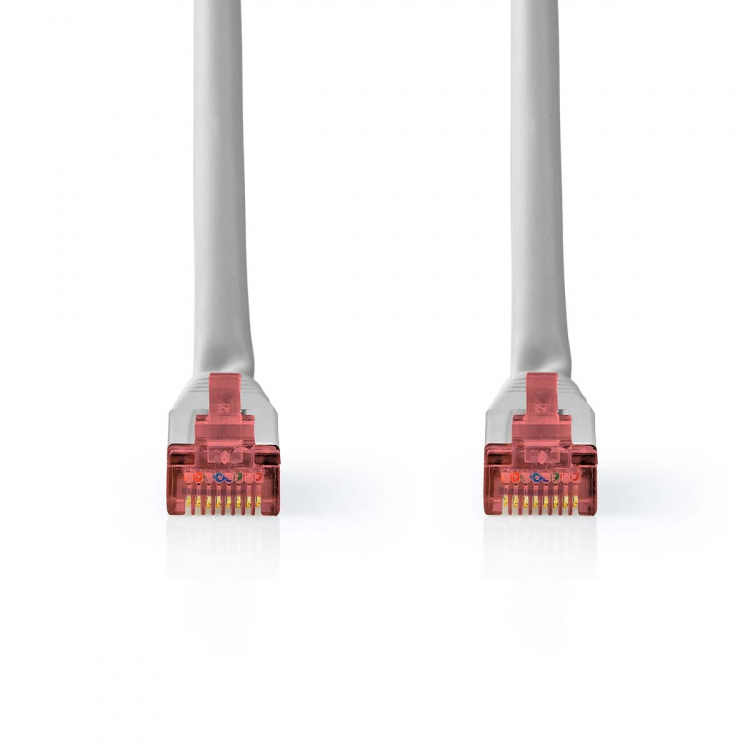 Nedis CAT6 Cable | RJ45 Male | RJ45 Male | SF/UTP | 0.50 m | Round | PVC | Grey | Label