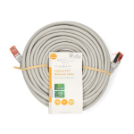 Nedis CAT6 Cable | RJ45 Male | RJ45 Male | SF/UTP | 15.0 m | Round | PVC | Grey | Label