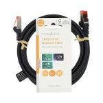 Nedis CAT6 Cable | RJ45 Male | RJ45 Male | S/FTP | 2.00 m | Round | LSZH | Black | Label