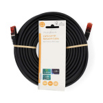 Nedis CAT6 Cable | RJ45 Male | RJ45 Male | S/FTP | 20.0 m | Round | LSZH | Black | Label Nedis CAT6 Cable | RJ45 Male | RJ45 Male | S/FTP | 20.0 m | Round | LSZH | Black | Label