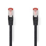 Nedis CAT6 Cable | RJ45 Male | RJ45 Male | S/FTP | 3.00 m | Round | LSZH | Black | Label