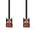 Nedis CAT6 Cable | RJ45 Male | RJ45 Male | S/FTP | 3.00 m | Round | LSZH | Black | Label