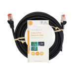 Nedis CAT6 Cable | RJ45 Male | RJ45 Male | S/FTP | 5.00 m | Round | LSZH | Black | Label
