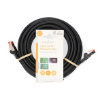 Nedis CAT6 Cable | RJ45 Male | RJ45 Male | S/FTP | 7.50 m | Round | LSZH | Black | Label Nedis CAT6 Cable | RJ45 Male | RJ45 Male | S/FTP | 7.50 m | Round | LSZH | Black | Label