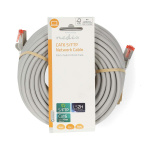 Nedis CAT6 Cable | RJ45 Male | RJ45 Male | S/FTP | 15.0 m | Round | LSZH | Grey | Label Nedis CAT6 Cable | RJ45 Male | RJ45 Male | S/FTP | 15.0 m | Round | LSZH | Grey | Label