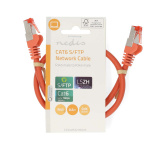 Nedis CAT6 Cable | RJ45 Male | RJ45 Male | S/FTP | 0.50 m | Round | LSZH | Orange | Label Nedis CAT6 Cable | RJ45 Male | RJ45 Male | S/FTP | 0.50 m | Round | LSZH | Orange | Label