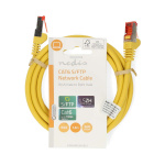 Nedis CAT6 Cable | RJ45 Male | RJ45 Male | S/FTP | 1.50 m | Round | LSZH | Yellow | Label Nedis CAT6 Cable | RJ45 Male | RJ45 Male | S/FTP | 1.50 m | Round | LSZH | Yellow | Label