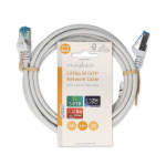 Nedis CAT6a Cable | S/FTP | RJ45 Male | RJ45 Male | 2.00 m | Round | LSZH | White | Label Nedis CAT6a Cable | S/FTP | RJ45 Male | RJ45 Male | 2.00 m | Round | LSZH | White | Label