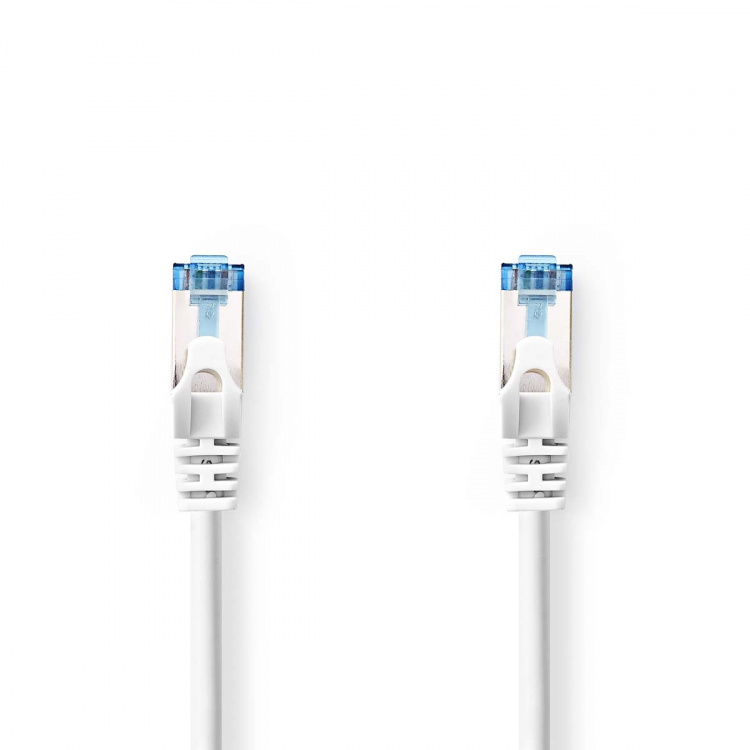 Nedis CAT6a Cable | S/FTP | RJ45 Male | RJ45 Male | 5.00 m | Round | LSZH | White | Label Nedis CAT6a Cable | S/FTP | RJ45 Male | RJ45 Male | 5.00 m | Round | LSZH | White | Label