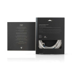 Nedis CAT6a Cable | S/FTP | RJ45 Male | RJ45 Male | 10.0 m | Round | Braided / PVC | Silver | Cover Window Box