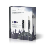 Nedis Unbalanced Audio Cable | XLR 3-Pin Female | 6.35 mm Male | Nickel Plated | 10.0 m | Round | PVC | Dark Grey | Gift Box Nedis Unbalanced Audio Cable | XLR 3-Pin Female | 6.35 mm Male | Nickel Plated | 10.0 m | Round | PVC | Dark Grey | Gift Box