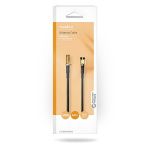 Nedis SMA Cable | SMA Male | SMA Female | Gold Plated | 50 Ohm | Single Shielded | 5.00 m | Round | PVC | Black | Box