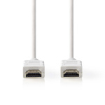 Nedis High Speed HDMI™ Cable with Ethernet | HDMI™ Connector | HDMI™ Connector | 4K@30Hz | ARC | 10.2 Gbps | 2.00 m | Round | PVC | White | Box Nedis High Speed HDMI™ Cable with Ethernet | HDMI™ Connector | HDMI™ Connector | 4K@30Hz | ARC | 10.2 Gbps | 2.00 m | Round | PVC | White | Box