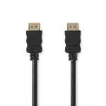 Nedis High Speed HDMI™ Cable with Ethernet | HDMI™ Connector | HDMI™ Connector | 4K@30Hz | ARC | 10.2 Gbps | 25.0 m | Round | PVC | Black | Label Nedis High Speed HDMI™ Cable with Ethernet | HDMI™ Connector | HDMI™ Connector | 4K@30Hz | ARC | 10.2 Gbps | 25.0 m | Round | PVC | Black | Label