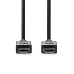 Nedis High Speed HDMI™ Cable with Ethernet | HDMI™ Connector | HDMI™ Connector | 4K@30Hz | ARC | 10.2 Gbps | 25.0 m | Round | PVC | Black | Label Nedis High Speed HDMI™ Cable with Ethernet | HDMI™ Connector | HDMI™ Connector | 4K@30Hz | ARC | 10.2 Gbps | 25.0 m | Round | PVC | Black | Label