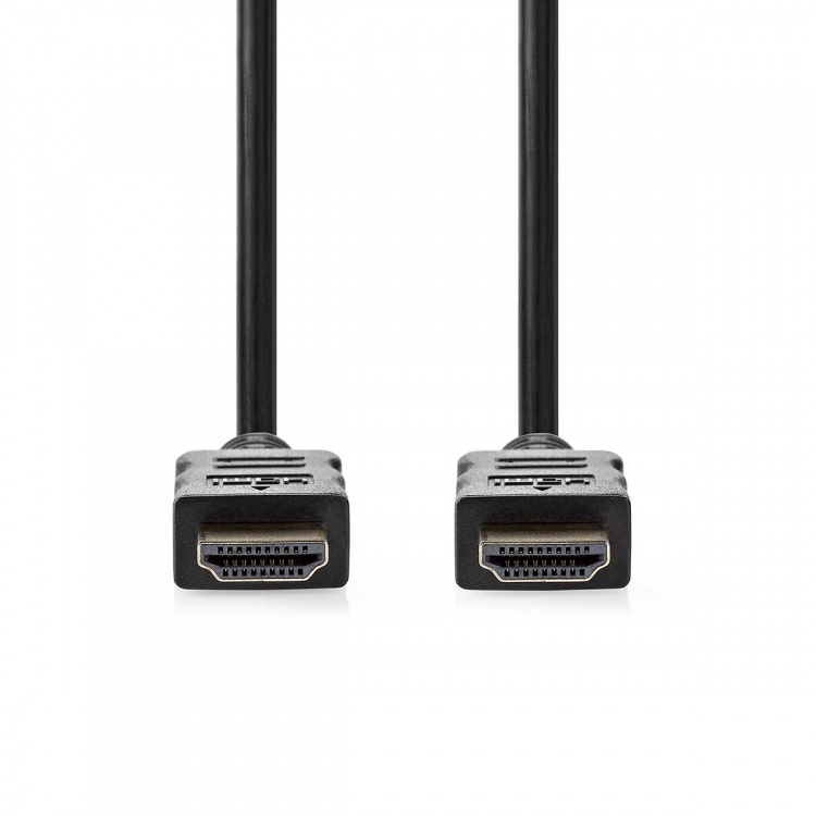 Nedis High Speed HDMI™ Cable with Ethernet | HDMI™ Connector | HDMI™ Connector | 4K@30Hz | ARC | 10.2 Gbps | 25.0 m | Round | PVC | Black | Label Nedis High Speed HDMI™ Cable with Ethernet | HDMI™ Connector | HDMI™ Connector | 4K@30Hz | ARC | 10.2 Gbps | 25.0 m | Round | PVC | Black | Label