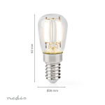 Nedis Refrigerator Bulb | LED | E14 | 2 W | T26