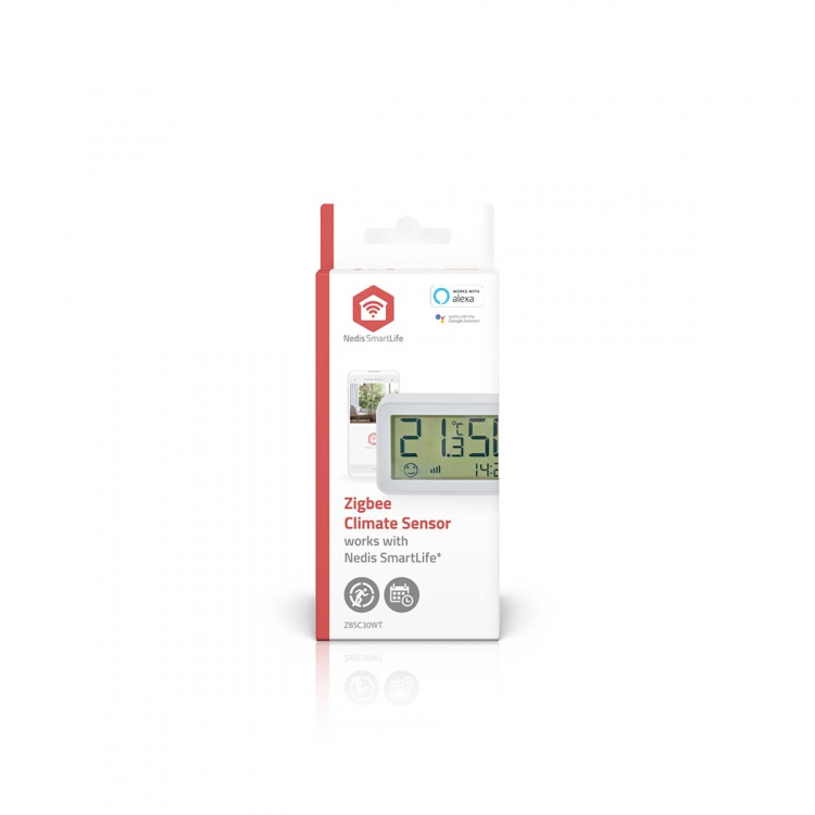 Nedis Smart Climate Sensor | Zigbee 3.0 | Battery Powered | Android™ / IOS | White