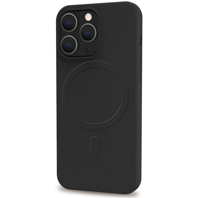 Celly Cromomag Magnetic Soft rubber case MagSafe iPhone 15 Pro Svart Celly Cromomag Magnetic Soft rubber case MagSafe iPhone 15 Pro Svart