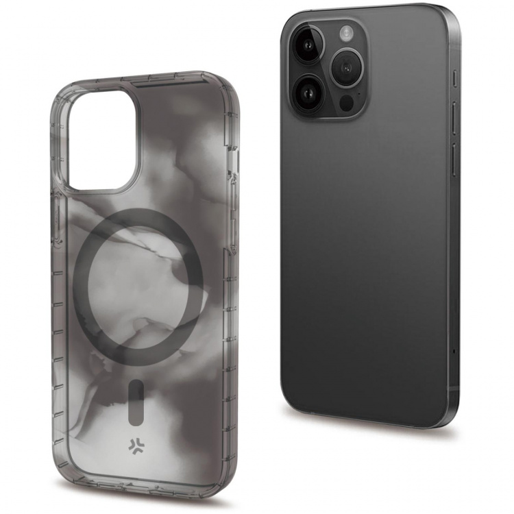 Celly Magshades TPU Cover MagSafe iPhone 15 Pro Svart Celly Magshades TPU Cover MagSafe iPhone 15 Pro Svart