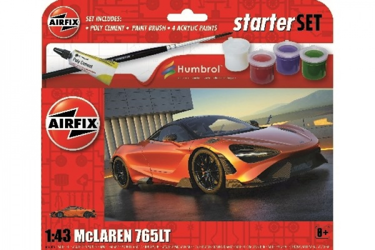 AIRFIX Starter Set McLaren 765 1:43 AIRFIX Starter Set McLaren 765 1:43