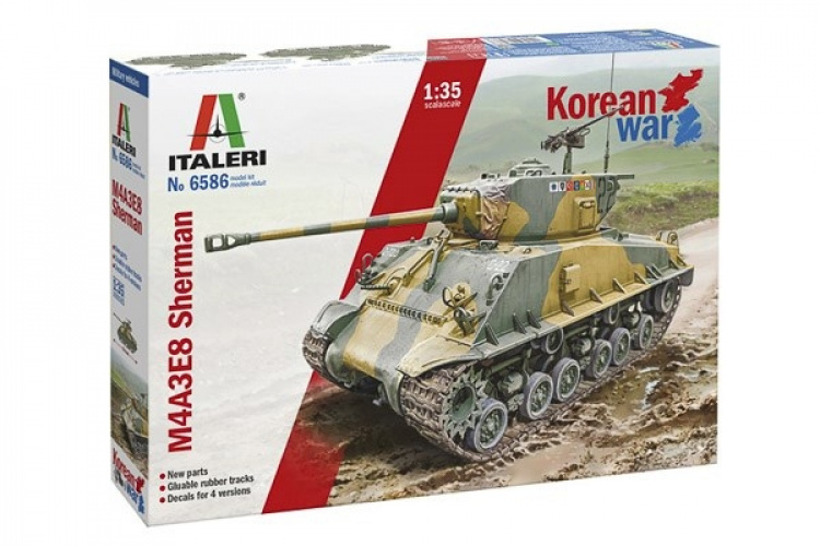 ITALERI 1:35 M4A3E8 Sherman \'\'Korean War\'\'