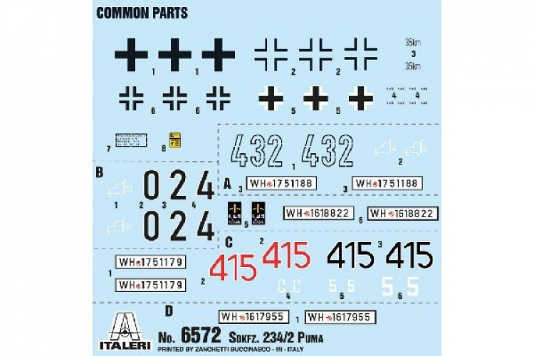 ITALERI 1:35 Sd.Kfz 234/2 Puma ITALERI 1:35 Sd.Kfz 234/2 Puma