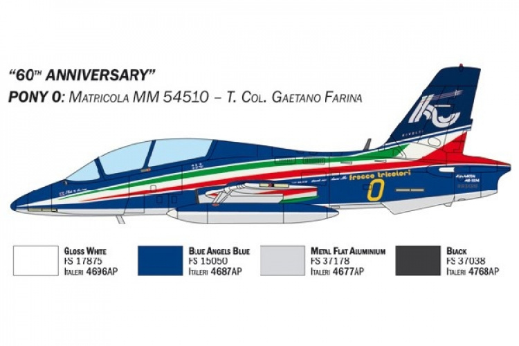 ITALERI 1:72 Aermacchi MB-339 \'60th P.A.N. Anniversary\' ITALERI 1:72 Aermacchi MB-339 \'60th P.A.N. Anniversary\'